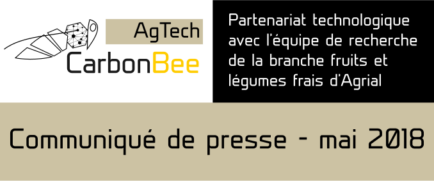 Visuel communique Carbon Bee AgTech 434×181